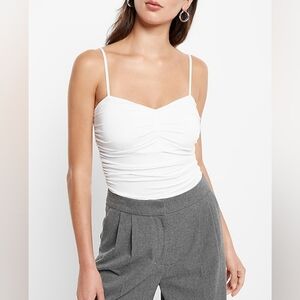 Express Body Contour Ruched Bodysuit